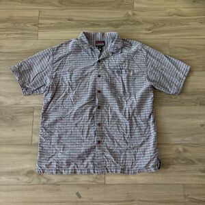 Vintage FUBU Since 1992 Plaid Button Up Shirt XXL Y2K 90s Hip Hop Streetwear